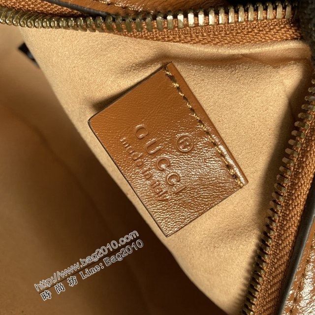 Gucci新款包包 古馳GG Marmont圓形小挎包 Gucci鏈條包圓餅包 550154  ydg3166